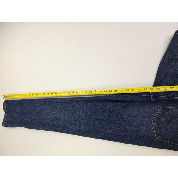 Buck Mason Size 34x34 Maverick Slim Button Fly Blue Double Dipped Denim Jeans - Picture 11 of 13